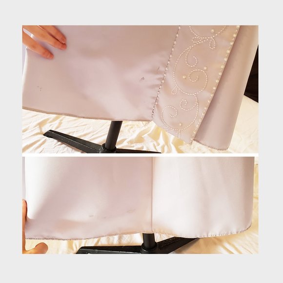 SALE Pale Lavender beaded ballgown prom bridal dress 4 - Picture 7 of 9